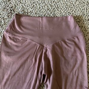 Alphalete alphalux wonder leggings in dusty rose